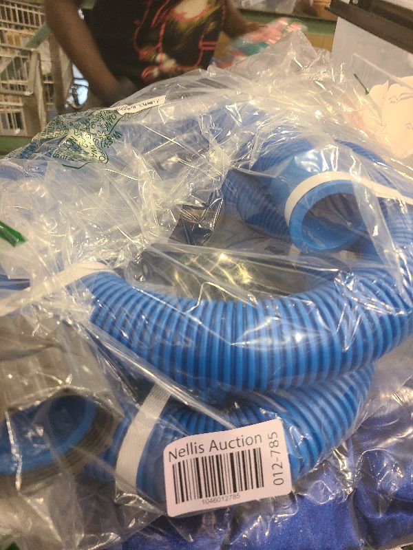 Photo 1 of 1.5" Diameter Replacement Pool Hose for Above Ground Pools, 59" Long Easy Install Pool Hoses for Intex Filter Pumps Sand Pump and Saltwater Systems, 2 Pcs (Blue)