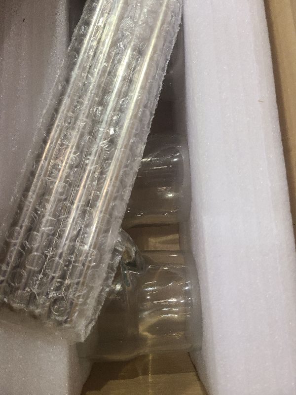 Photo 1 of 24oz Glass Cups with Lids and Straws - Glass Tumbler cup with bamboo lids and straw iced coffee cup