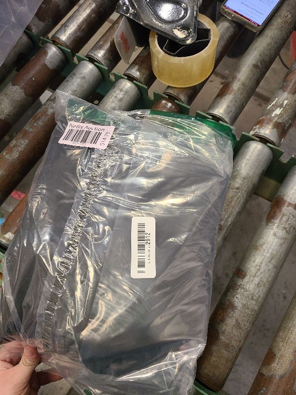Photo 1 of Black Waterproof Tarp Cover for Outdoor: Multi-Purpose Oxford Tarpaulin with Reinforced Webbing Loops for Garden Shed Patio Camping Pool Roof Tent - Durable and Tear Resistant (5ft x 12ft)