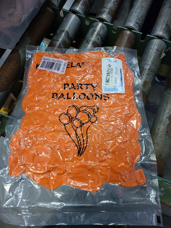 Photo 1 of 110pcs Orange Balloon 12 inch, Orange Latex Balloons for Birthday Party Baby Shower Wedding(with 2 Ribbons).