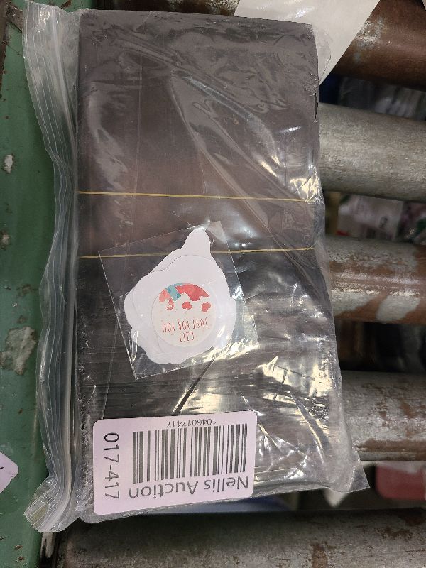 Photo 1 of 100pcs 4"X 6" Smell Proof Resealable Mylar Bags Front Matte Clear Back Matte Black Food Storage Foil Pouch Zipper lock Bag