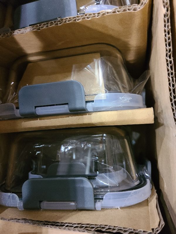 Photo 1 of [10-Pack] Glass Meal Prep Containers with Lids, MCIRCO Food Storage Containers with Snap Locking Lids, Airtight Lunch Containers, Microwave, Oven, Freezer and Dishwasher