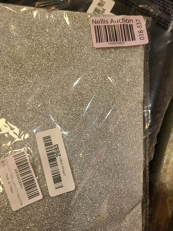 Photo 1 of 10 Sheets Glitter Foam Sheets for Crafts Halloween Decor, A4 Cardstock Paper Sparkles Self Adhesive Sticky Paper for Christmas Construction Scrapbook Gift DIY Cutters Card Party Decoration (Silver)