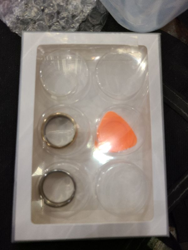 Photo 1 of 3 Pack Cover Compatible with Oura Ring Gen 4/Oura Ring Gen 3 Horizon/Heritage, Surport Charging with Cover on, Anti-Scratch TPU Protector for Men Women (Size 8, Clear+Silver+Gold)