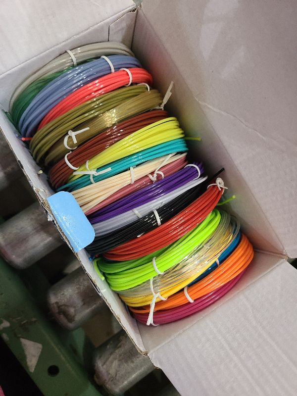 Photo 1 of 260ft 3D Pen Filament Refills 20 Colors, 1.75 mm Filament, Compatible with SCRIB3D P1/ADV MYNT3D Basic/Super/Pro 3Doodler Flow/Pro, Comes with 2 Finger Caps & Stencil