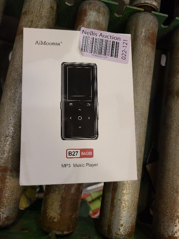 Photo 1 of 64GB MP3 Player with Bluetooth 5.2, AiMoonsa Music Player with Built-in HD Speaker, FM Radio, Voice Recorder, HiFi Sound, E-Book, Earphones Included