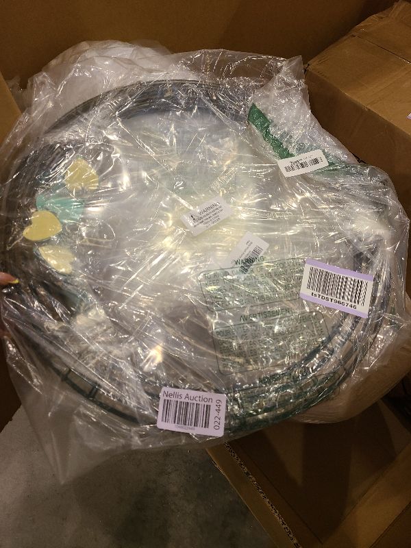 Photo 1 of 6 Pack Wire Wreath Frame 18 Inches Metal Wreath Frame Wreath Form Wreath Hoop Wreath Ring with 6 Pcs Adhesive Hooks and 38 Yard 22 Gauge Paddle Wire for Crafts (6, 18 Inches)