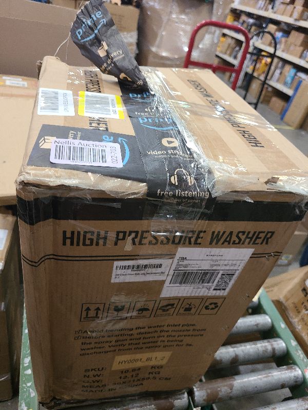 Photo 1 of 5000PSI Electric Pressure Washer 4.0GPM High Power Washer with Soap Bottle (Light Blue)