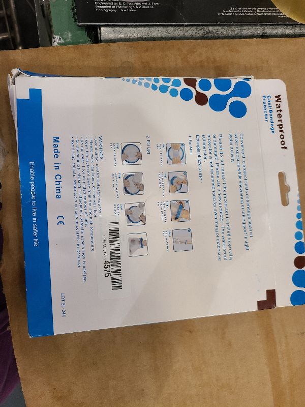 Photo 1 of 100% Waterproof Foot Cast Cover Wound Protector for Shower Bath, Watertight Cast Bag Covers for Broken Surgery Foot, Wound and Burns - Reusable [2025 Upgrade]