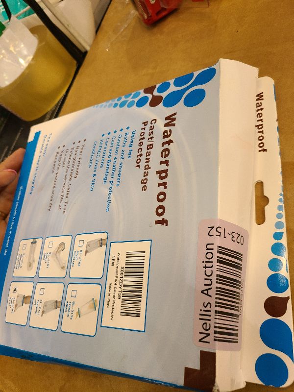 Photo 1 of 100% Waterproof Foot Cast Cover Wound Protector for Shower Bath, Watertight Cast Bag Covers for Broken Surgery Foot, Wound and Burns - Reusable [2025 Upgrade]