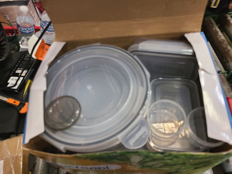 Photo 1 of 60 PCS Food Storage Containers with Lids Airtight, Total 718oz Leakproof Containers Set for Kitchen Storage, Meal Prep, Reusable Plastic, Microwave/Dishwasher Safe, Extra Labels & Pen