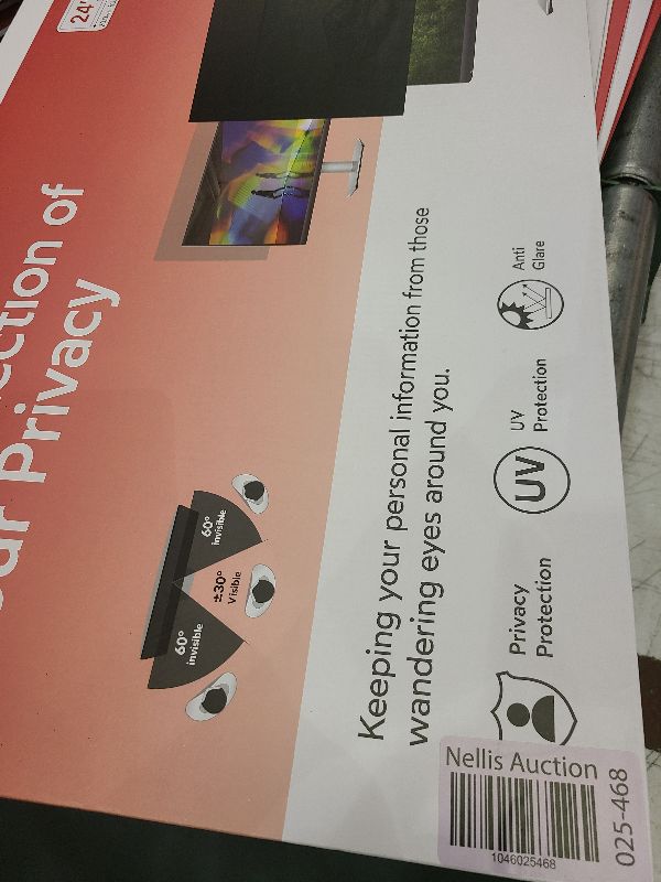 Photo 1 of **ONLY 1**
MOBDIK 24 Inch Computer Privacy Screen for 16:9 Aspect Ratio Widescreen Monitor, Anti Blue Light Computer Monitor Privacy Filter, Anti Glare & Spy - 2 Pack