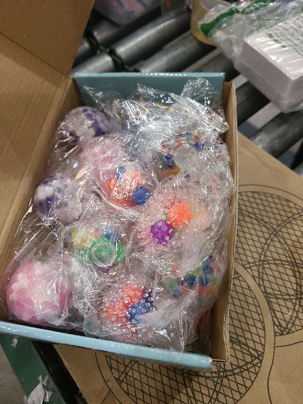 Photo 1 of 32Pcs Stress Balls, Squishy Squeeze Balls Bulk Small Squeeze Balls for Adults Stress Relief Party Favor Birthday Gift