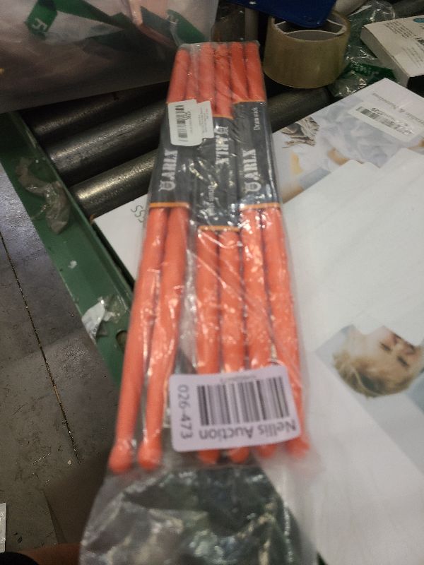Photo 1 of 5A Carbon Fiber Drum sticks Durable Drumsticks (3 Pair Orange)