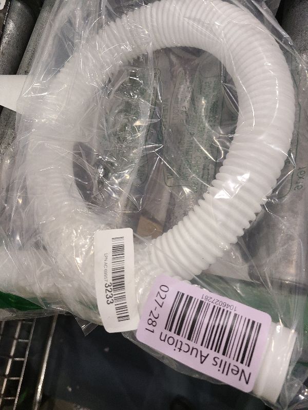 Photo 1 of 1-1/4 Inch x 3ft Above Ground Pools Replacement Hose for Pump 330 GPH, 530 GPH, and 1,000 GPH Compatible with Intex Coleman Summer Waves Pool Skimmer (White 1-1/4“by 3ft)