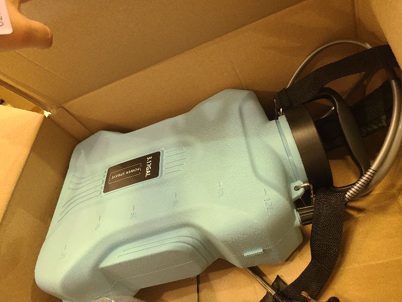 Photo 1 of 12L Sprayer with Shoulder Strap, Ideal for Watering, Blue