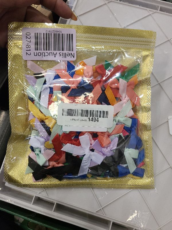 Photo 1 of 150PCS Tinkrstuff Colorful Mini Bows for Crafts,Satin Ribbon Small Bows for Crafting Decoration, Fabric Tiny Bow for Clothes Ornament, Cute Accessories DIY Embellishments for Crafts,Gifts,Party,Cakes