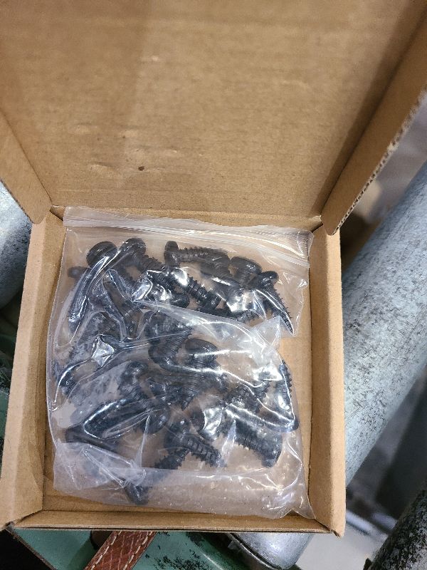Photo 1 of #14 x 3/4" (30 Pack) Stainless Steel Pan Head Self Tapping Screws, 304 SS (18-8) Black Coated, Phillips Drive Round Head Corrosion Resistant Screws for Wood & Sheet Metal