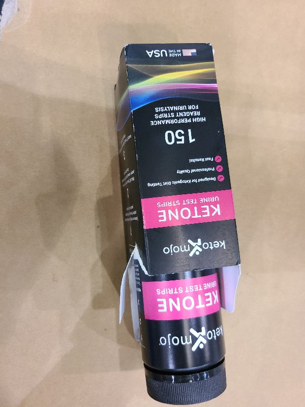 Photo 1 of 150 Ketone Test Strips with Free Keto Guide eBook & Free APP. Urine Test for Ketosis on Ketogenic & Low-Carb Diets. Extra-Long Strips.
