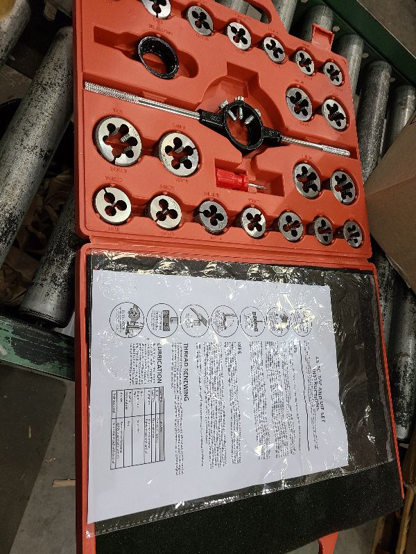 Photo 1 of 45-Piece Premium Large Size Tap and Die Set - SAE 1/4