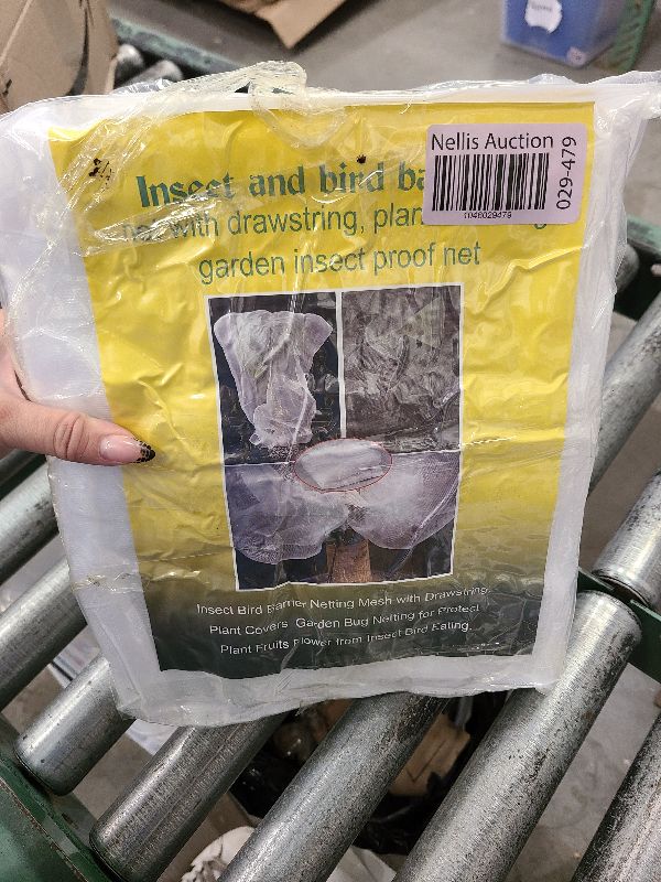 Photo 1 of 10'x10' Large Fruit Tree Netting for Squirrels and Birds with Zipper, 2PC Fruit Tree Covers to Protect Fruit from for Fruit Trees (White)