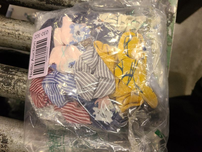 Photo 1 of 20 Pack Flower Hair Scrunchies for Women Chiffon Pattern Hair Bands Scrunchy Colorful Floral Hair Ties Bobbles for Hair Bow Ponytail Holder Printed Solid Color Hair Accessories for VSCO Girls 20pcs
