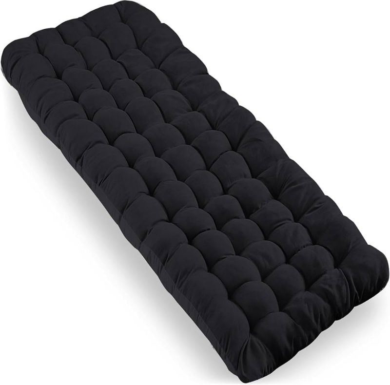 Photo 1 of  Zone Tech Camping Cot Mattress Pad Premium Quality Outdoor Comfortable Thicker Cotton Sleeping Cot Lightweight Waterproof Bottom Pad Mattress for Adult, Kid
