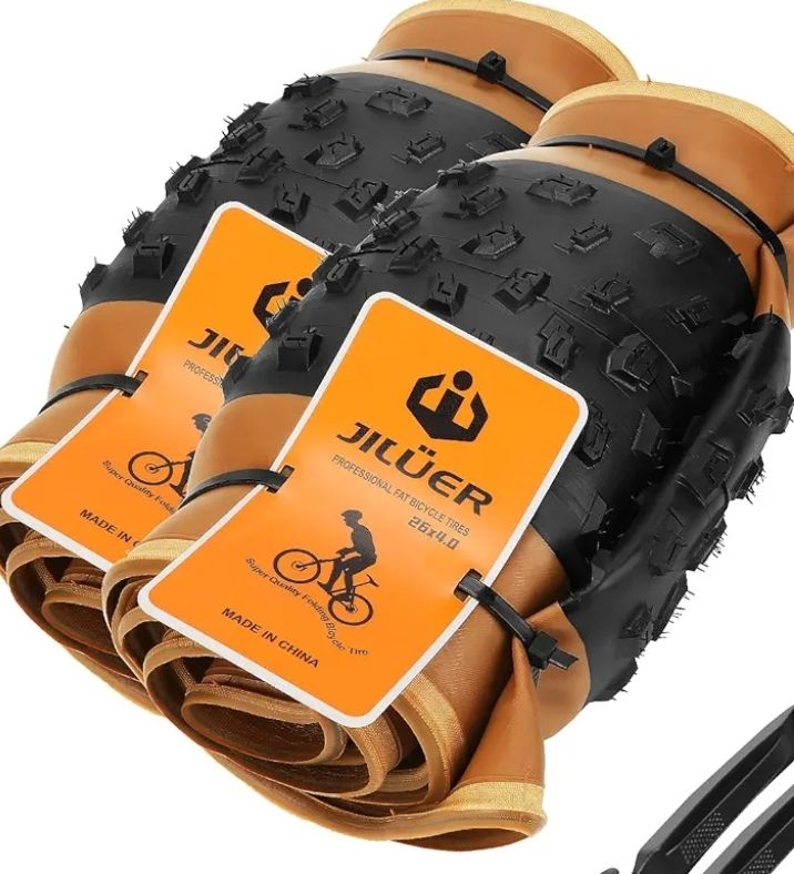 Photo 1 of 26 x 4.0 inch Fat Bike Tire, Replacement for Snow Bike, 2 Count
