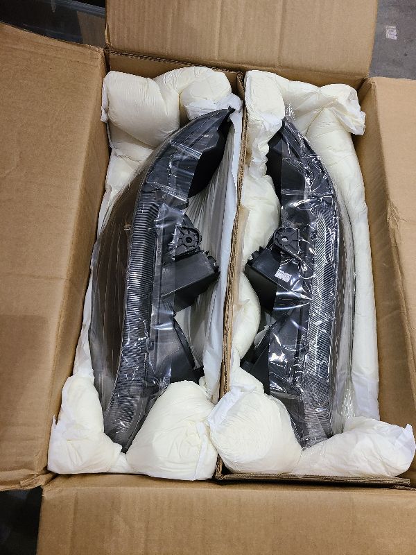Photo 1 of ?DNA MOTORING Pair of Headlights Compatible with 98-02 Honda Accord,Black/Clear,HL-OH-HA98-BK-CL1