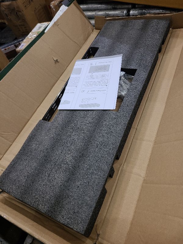 Photo 1 of 1pc Floating Shelf Bracket Heavy Duty,Decorative Floating Shelf Hardware Hidden Black Metal Fireplace Mantel Brackets (22"X6"X1.0" Without Tools)