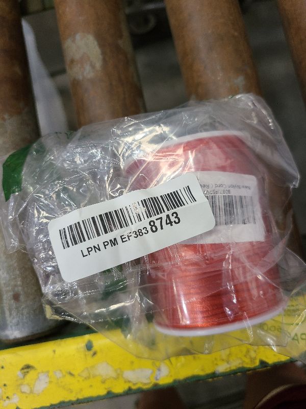 Photo 1 of 2 mm 330 Feet Satin Nylon Cord String for Jewelry Making Bracelet Necklaces Beading Thread Rattail Macrame Kumihimo Chinese Knot Craft Red