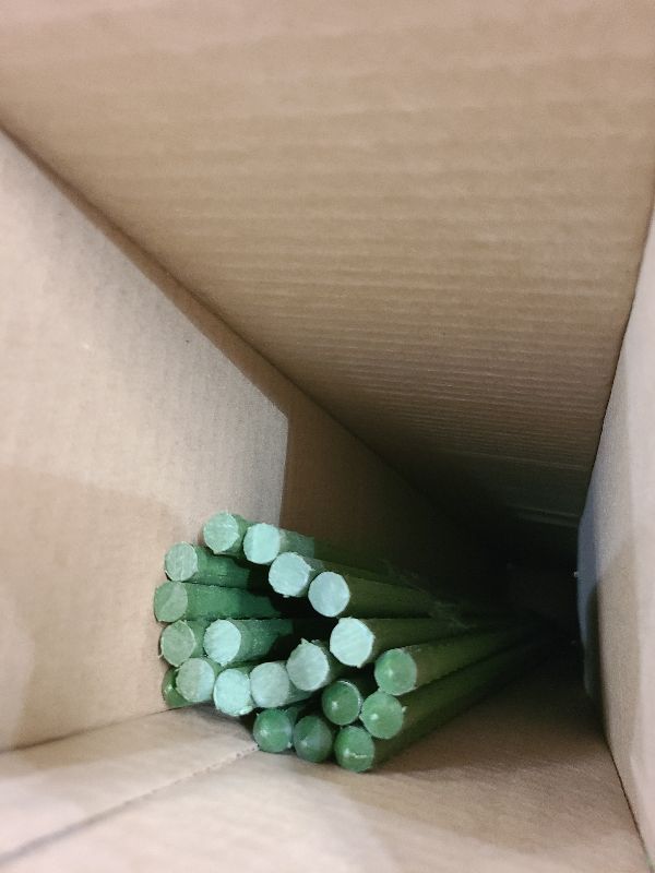 Photo 1 of 4Feet 48inch Garden Stakes Sturdy Plant Sticks Support Tomato Stakes for Vegetable,Pack of 20