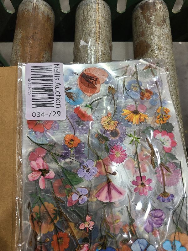 Photo 1 of 370+ PCS PVC Flower & Butterfly Stickers, Self-Adhesive Nature Floral Stickers for Scrapbook, Laptop, Journal, DIY Project, Spring Themed Party Decors