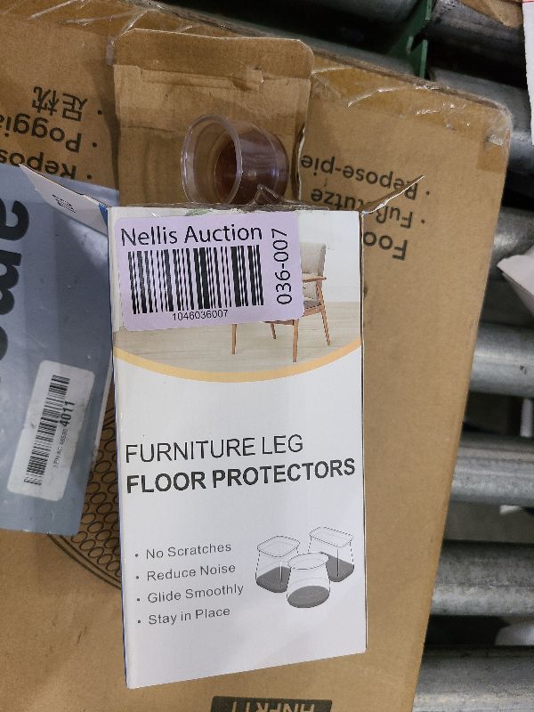 Photo 1 of 24 Pcs Chair Leg Floor Protectors for Hardwood Floors Silicone Covers to Protect Wood Tile Floors Felt Pads Furniture Leg Caps Non Slip Reduce Noise (Fit:1.3"-2")