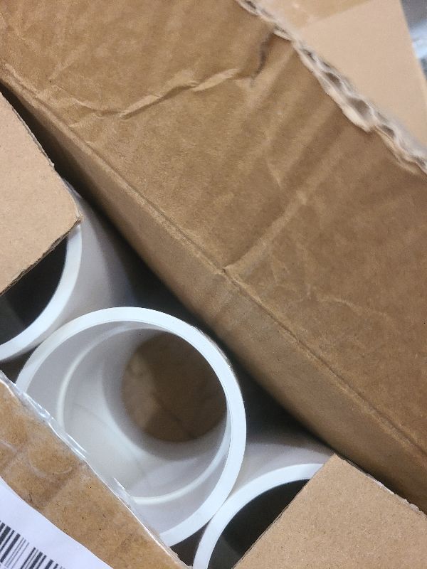 Photo 1 of 3Pack 3 Way 2" PVC Tee Pipe Fittings Adapter (Socket x Socket x Socket) Furniture Grade SCH40 2 Inch PVC Elbow Pipe Connector for DIY PVC Shelf Garden Support Structure Storage Frame
