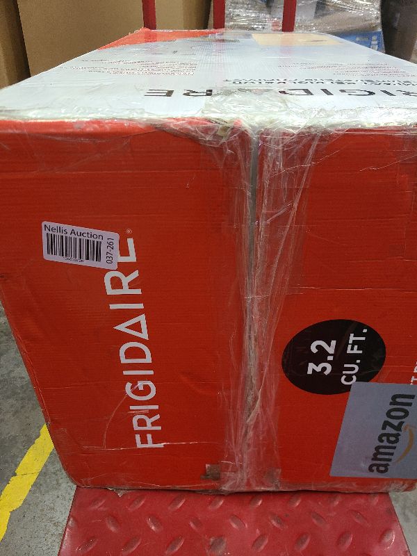 Photo 1 of Frigidaire Retro Compact Fridge with Chiller, 3.2 cu ft Countertop Fridge with Built-In Bottle Opener, Compact Refrigerator for Office, Bedroom, Dorm Room or Cabin - 16.5" D x 19" W x 31" H (Coral)