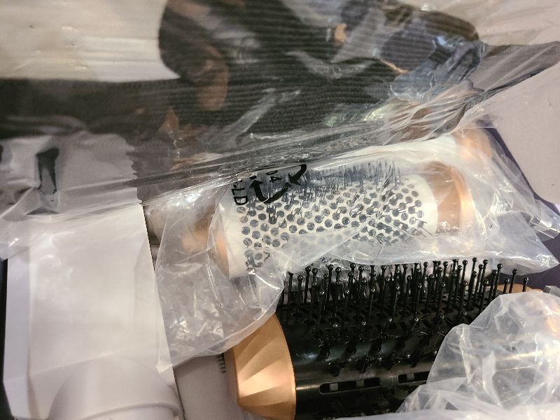 Photo 1 of 6 in ONE Blow Dryer Brush, Curling Wand Hair Styling Tools Set, Ionic Hot Air Hair Dryer, Massage Oval Hair Dryer, Left&Right Hair Curlers