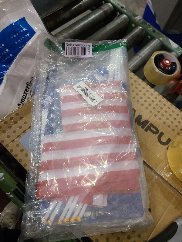 Photo 1 of 36PCS Patriotic Decorations, 4th/Fourth of July Independence Day Decorations Set, Red White and Blue Decor, Love USA Banner, American Flag, Pom Poms, Star Streamer, Veterans Day Decor for Memorial Day