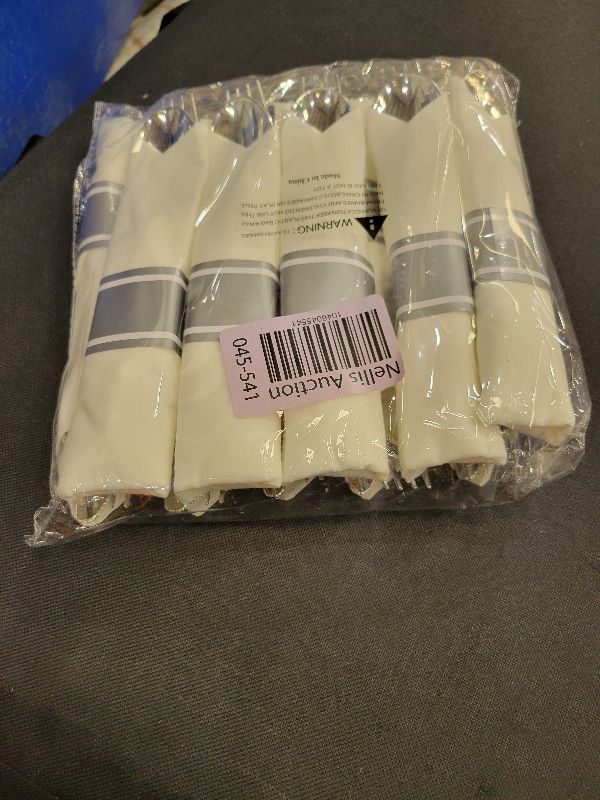 Photo 1 of 10 count pre rolled plastic "silver"ware