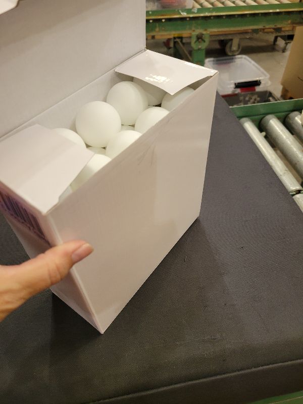 Photo 1 of 40MM Ping Pong Balls, 50 or 80 Pack Assorted Colored Tennis Balls Multi Color Plastic Balls Fun Beer Ping Pong Balls Bulk for Beer Pong Balls, Arts and Craft, Party Decoration, Cat Balls (50pcs-White)