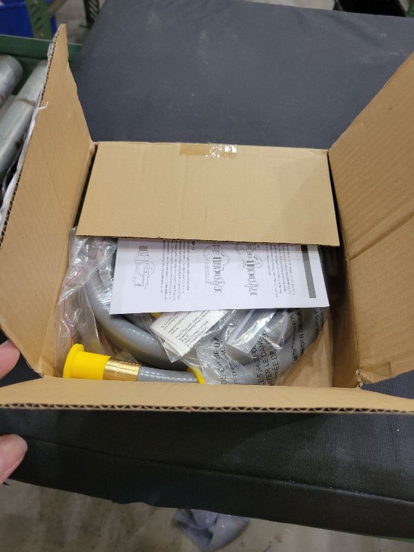 Photo 1 of 5249 Propane to Natural Gas Conversion Kit, Compatible with Black-Stone 28" & 36" Griddles, Rangetop Combo, Tailgater & Single Burner Rec Stove - 10FT Hose and 3/8 in Quick Connect for Grill, BBQ