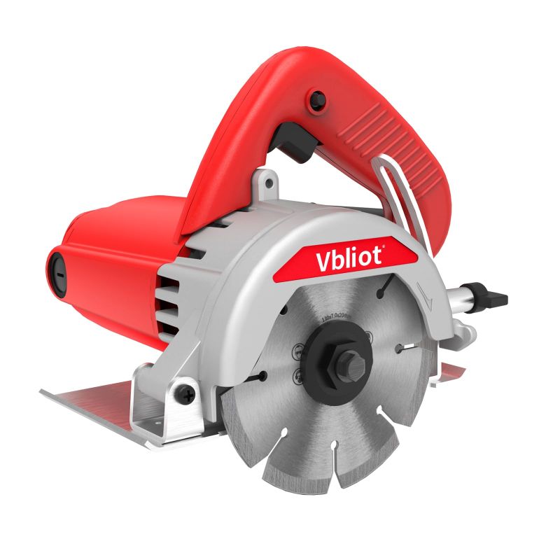 Photo 1 of 4-3/8-Inch Tile Saw, 1400W 12A Concrete Wet Saw Handheld Cutting Carving Machine, Includes Carbon Brush Wrench Diamond Cutting Disc
