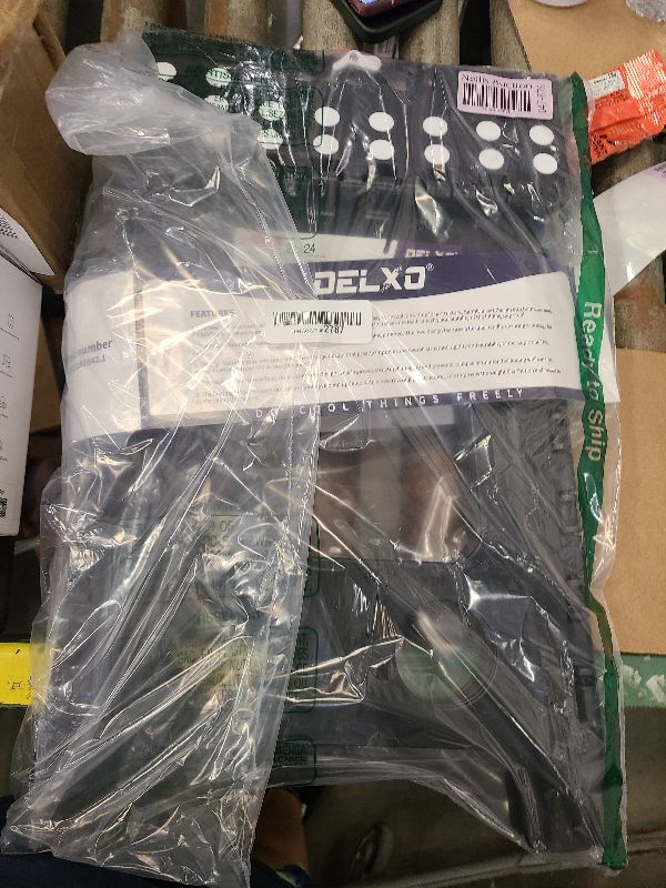 Photo 1 of Delxo 16 Inch Folding Step Stool,Foldable Stool for Adults with Safety Lock,Portable Collapsible Plastic Stepstool,Non Slip Folding Stools for Kitchen Bathroom Bedroom Up to 400LBS,(Black 1PC)