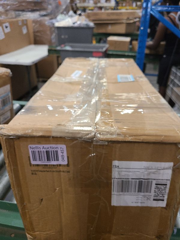 Photo 1 of Inflatable Floating Dock Air Platform Multi-Person Swim Water Mat with Rope Ladder, None-Slip Surface for Lake Beach (5ft x 6ft x 6in, Cyan)