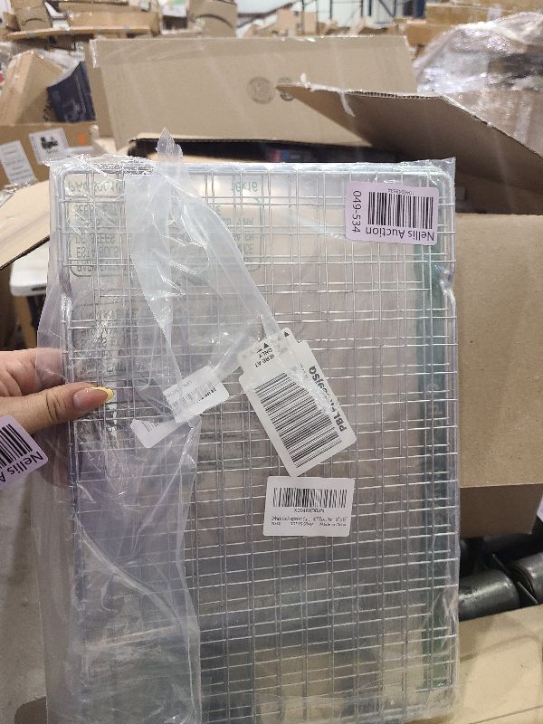 Photo 1 of 2PCS Cooling Racks for Cooking and Baking - 10" x 15"Heavy Duty Stainless Steel Wire Rack for Baking, Grilling, Roasting - Oven & Dishwasher Safe - Fits Jelly Roll Sheet Pan-Silver