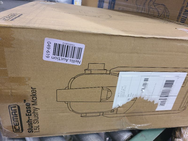 Photo 1 of Iceman Slush-Ease Slushie Machine, Frozen Drink Maker & Slushy Machine with 5 Presets + Custom Option, Easy-Dispensing Lever for Frozen Margaritas, Frappes, and Slushies - Black