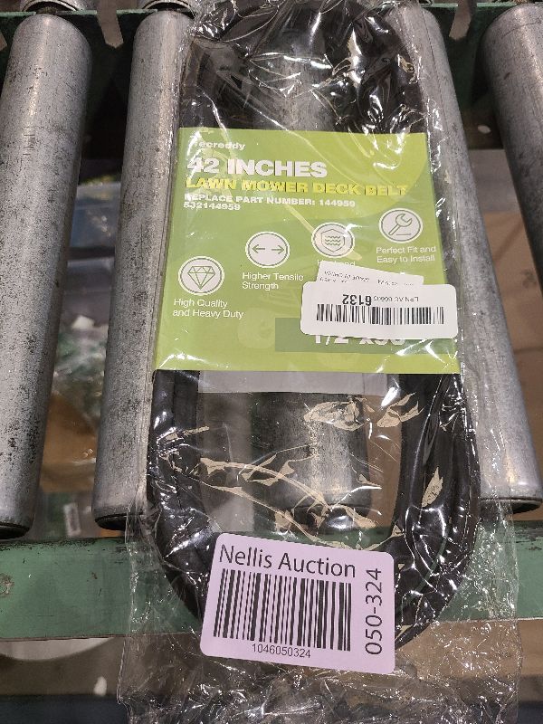 Photo 1 of 144959 Deck Belt Compatible with Craftsman LT1000 LT2000 LT3000 42'' Riding Lawn Mower Drive Belt Repalce 532144959 130801 532138255 138255 160855 24690 144959D (1/2" X 96")