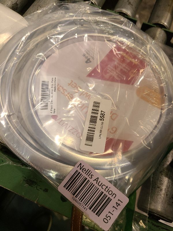 Photo 1 of 4 Pack Chrome Drip Pans, Compatible with Whirpool Kenmore Frigirate Stove Top Drip Bowls. Include 2 Pcs 6'' Range Replacement Drip Pans and 2 Pcs 8 '' Cooktop Drip Pans