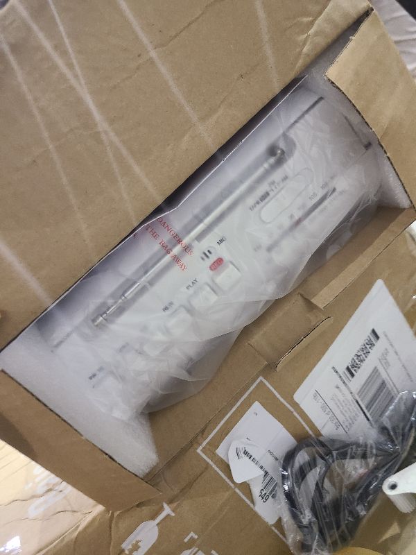 Photo 1 of Gelielim Cassette Player Boombox, Portable AM/FM Radio Stereo, Cassette Tape Player Recorder with Big Speaker and Earphone Jack, Battery Operated or AC Powered Tape Recorder Cassette Player