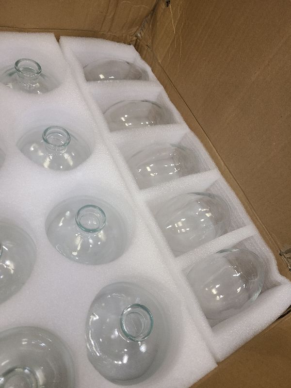 Photo 1 of 28 Clear  Vases in Bulk, Glass Small Bud Vase for Centerpieces, Mini Bud Vase Set for Flowers, Vintage Vases for Rustic Wedding Decorations, Table Decor Flower Bedroom Party Home Decor